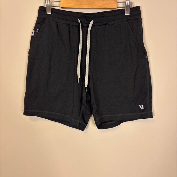 Vuori Black Super Soft 5" Inseam Athletic Shorts Men's Small - Picture 1 of 6